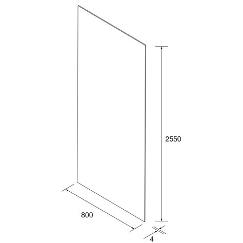 Panel De Ducha Atlas M Rmol Blanco X X Mm