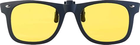 PEARL Yellow Glasses Night Vision Glasses Clip Classic Retro Polarized