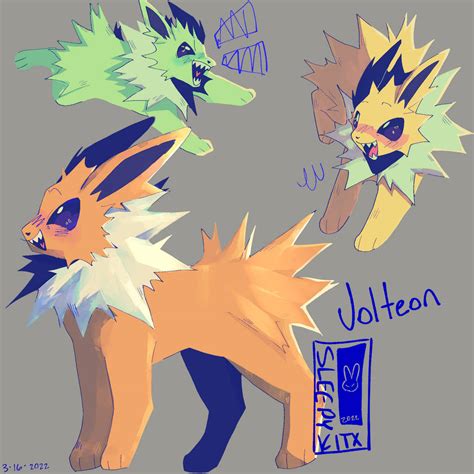 Jolteon by Sleepy-Kitx on DeviantArt