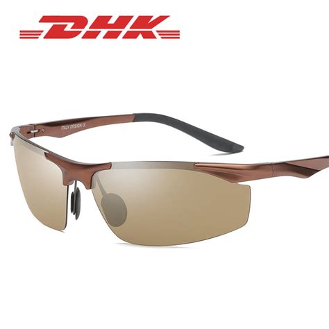 Aluminum Magnesium Alloy Polarized Sunglasses Half Frame Fashion Sports