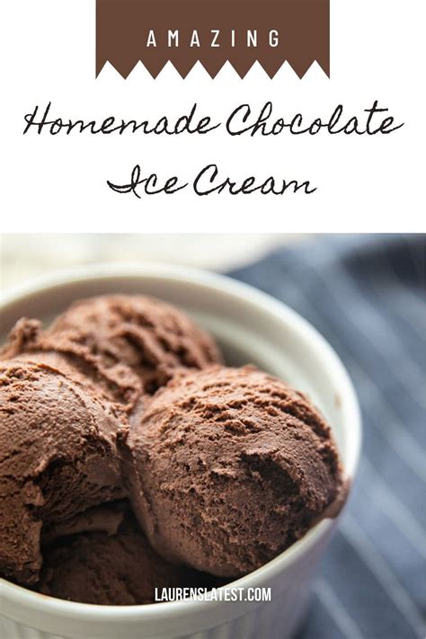 Homemade Chocolate Ice Cream Without Eggs Artofit