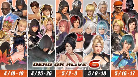 Free character rotation on DOA 6 Core Fighters announced : r/DeadOrAlive