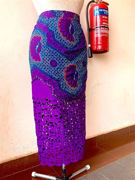 African Embellished Ankara Pencil Skirt In 2024 African Print Skirt Outfits Ankara Pencil