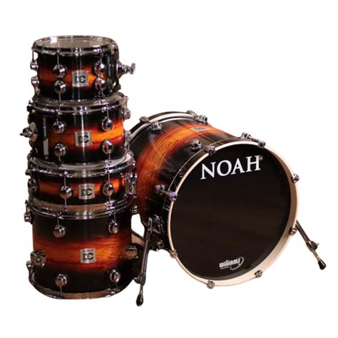 Bateria Acustica Noah Dc5 22 Orange Burst Obu Baterias acùsticas