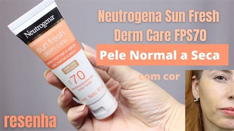 Neutrogena Sun Fresh Derm Care FPS70 Cor Pele Normal E Seca