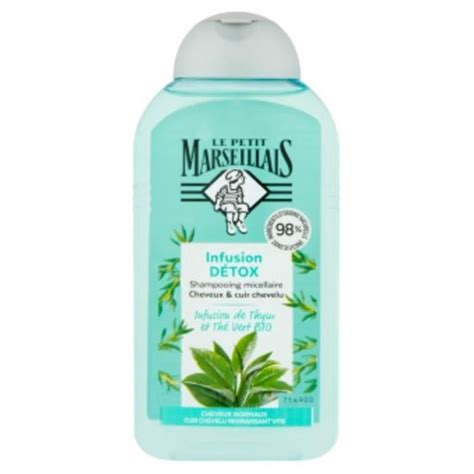 LOT DE 10 LE PETIT MARSEILLAIS Infusion Détox Shampoing micellaire