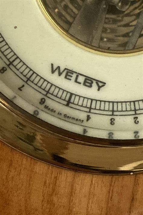 Vintage Welby Aneroid Barometer Made In Germany Vintage Keepers