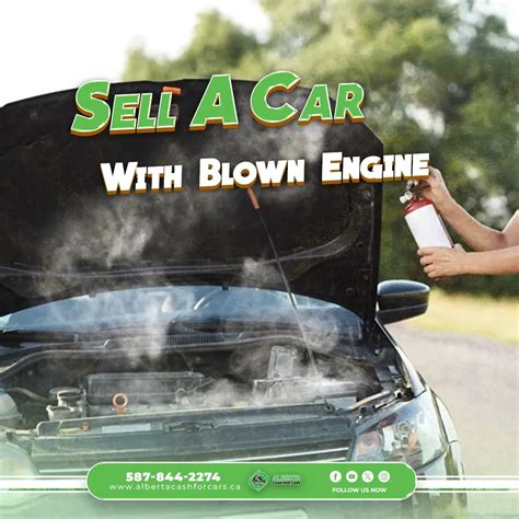 how to sell a car with a blown engine