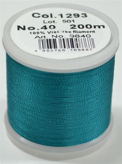 Madeira Rayon 40 Machine Embroidery Thread 200m 1293 Malachite