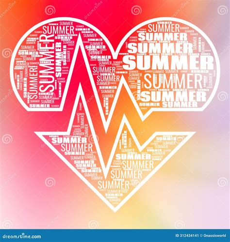Hot Summer Cool Shapes Stock Image Image Of Shap Summer 312434141