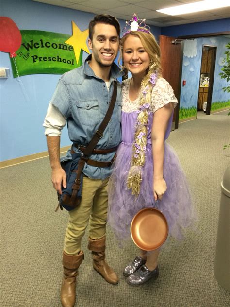 Diy Tangled Rapunzel And Flynn Rider Costume Couples Costumes