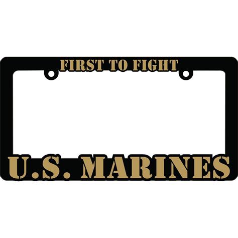 US MARINE CORPS LICENSE PLATE FRAME – PATRIOTIC CENTRAL