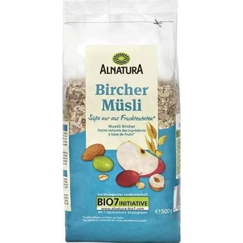 Alnatura Biologische Bircher Muesli 500 G Piccantino Onlineshop