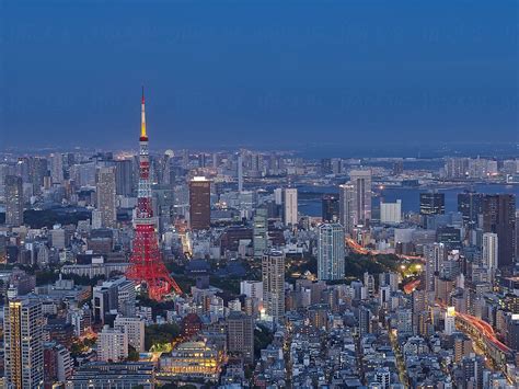 Tokyo Tower And Tokyo Panorama By Stocksy Contributor Fotografie