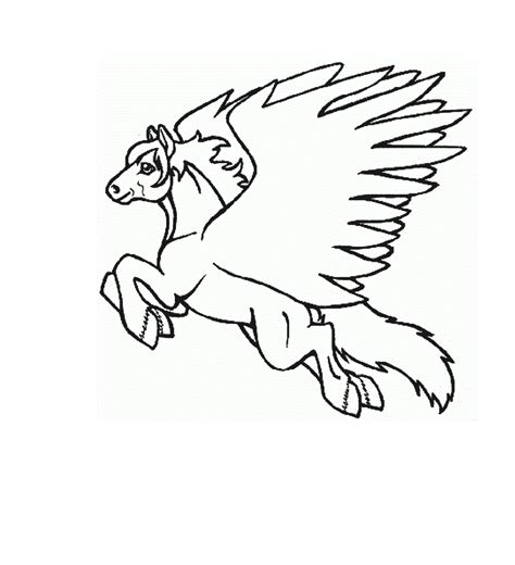 Free Printable Pegasus Coloring Pages For Kids