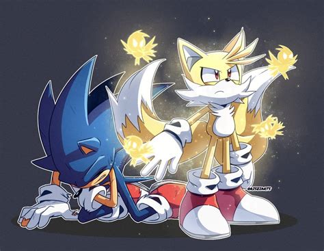 Super Tails helping Sonic (Art by @ArtsRiszi) : r/SonicTheHedgehog