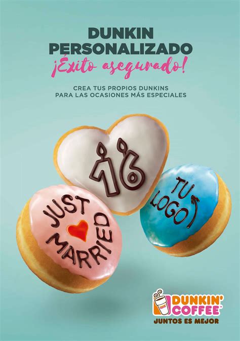 Dunkin Coffee lanza su servicio de personalización de donuts