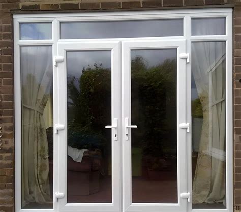 Aluminum Glass Hinged Double Door For Home Thickness Mm Glass At