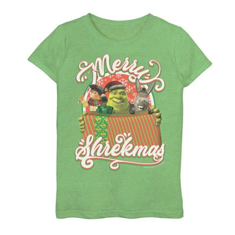 Заказать Детские футболки Девочки 7-16 Shrek & # 34; Merry Shrekmas ...