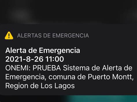 Onemi Realizó Prueba Del Sistema De Alerta De Emergencia Para Celulares