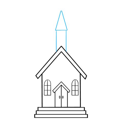 How to Draw a Church - Really Easy Drawing Tutorial