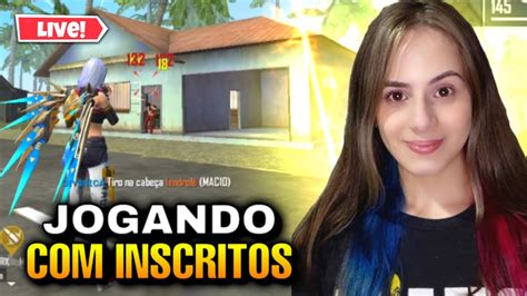 FREE FIRE AO VIVO FF LIVE JOGANDO INSCRITOS CÓDIGO DE ESQUIPE