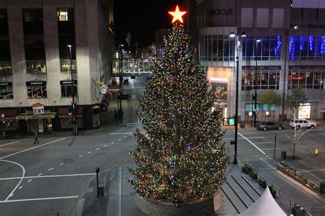 Fountain Square Tree In Downtown Cincinnati One Of Our Favorite