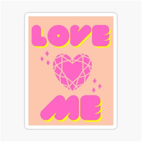 Love Me Sticker For Sale By Agamiart Redbubble