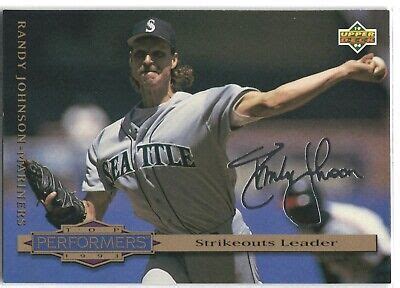 Upper Deck Randy Johnson Top Performers Seattle Mariners Ebay