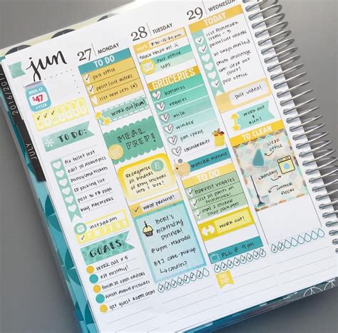 How I Organize Decorate My Erin Condren Planner Artofit