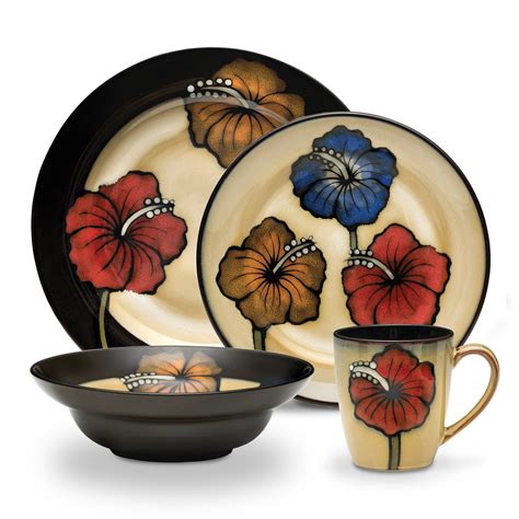 Pfaltzgraff Everyday Painted Poppies 16 Pc Set In 2019 Dinnerware