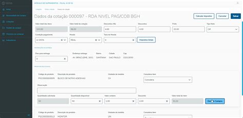 Cross Segmentos Totvs Backoffice Protheus Sigacom Novo Fluxo De