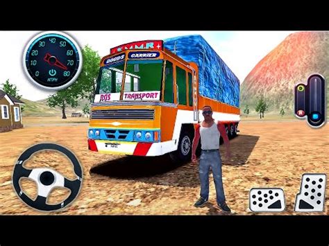 Indian Trucks Driving Simulator D Real Transport Cargo Truck Offroad