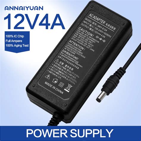 Hot 12V4A Switching Power Supply 12 V4A LED Strip Power Adapter 12V 4A