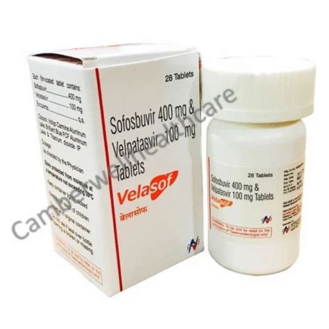 Sofosbuvir Mg And Velpatasvir Mg Packaging Size Tablets At