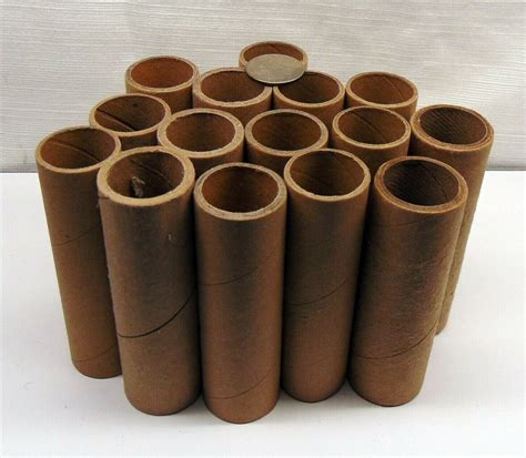 10 Sturdy Heavy Duty Empty Cardboard Spools Rolls Tubes Art Crafts 4