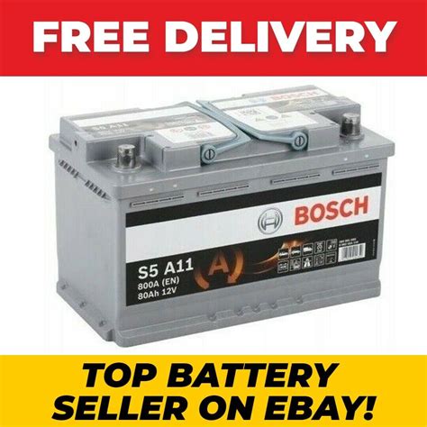 Bosch S5A11 Car Battery 12V AGM Start Stop 5 Year Warranty Type 115 EBay