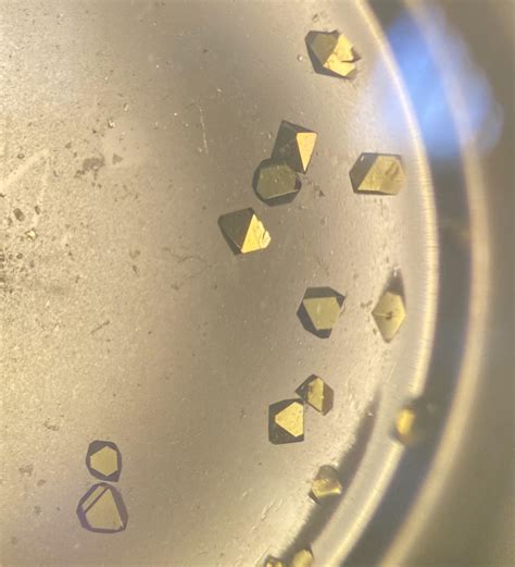 Some Perfect Rhodium Complex Crystals I Grew For Use In XRD R