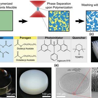 A In Polymerizationinduced Phase Separation A Demixing Between