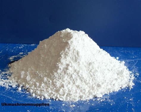 Calcium Sulphate Gypsum Powder G G Mushroom Substrate Additive