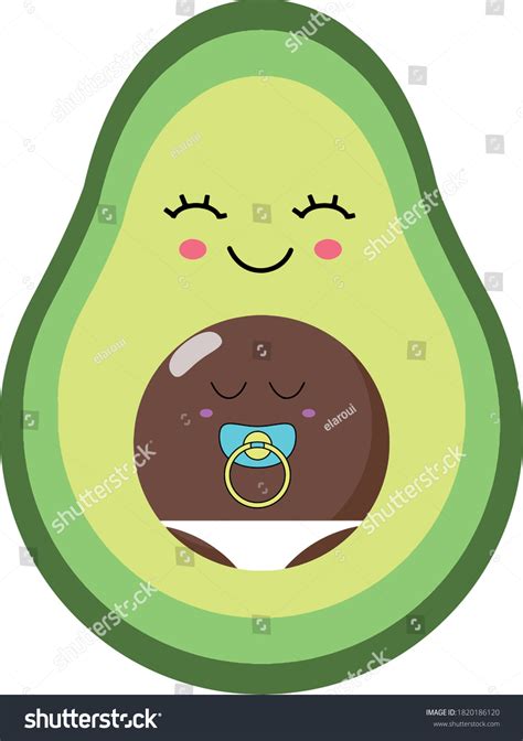 7 Funny Mama Avocado Images, Stock Photos & Vectors | Shutterstock