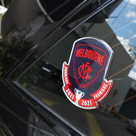 Official Melbourne Demons Premiership Car Decal 2021 Fan Emblems