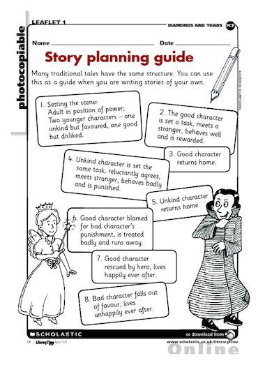 Story Planning Guide Traditional Stories Primary Ks2 Teaching