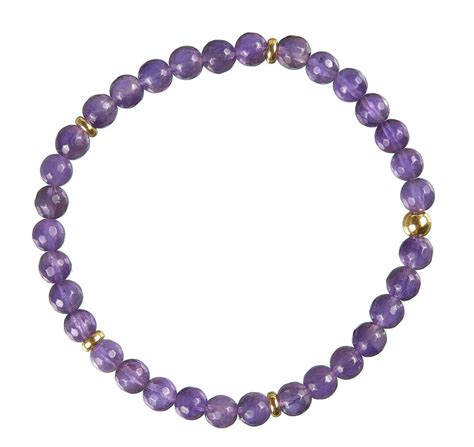 Amethyst Stretch Armband Gummizug Amazon De Handmade Produkte