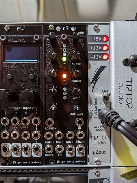 Momo Modular Nrings Mutable Instruments Rings Clone Reverb