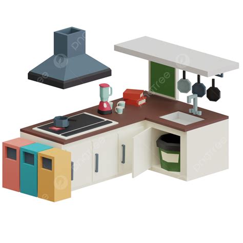 Cartoon Kitchen White Transparent, Cartoon Kitchen Png, Kitchen Png, Kitchen Chimney Png ...