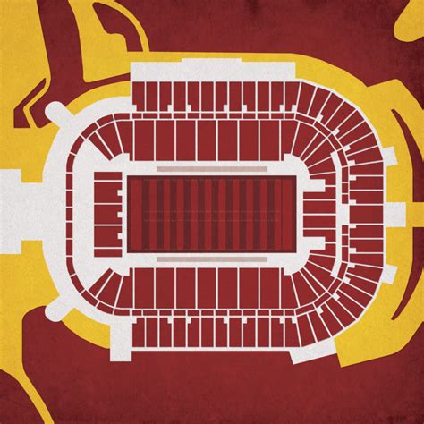 Sun Devil Stadium Map Art By City Prints The Map Shop