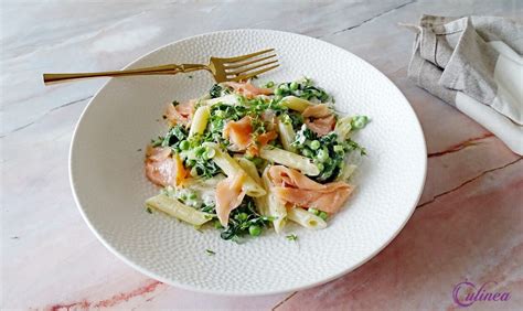 Penne Met Gerookte Zalm En Kruidenroomsaus Culinea Nl