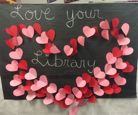 Library Displays Valentine S Day In 2024 Valentines Day Bulletin Board Library Decor