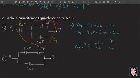 F Sica Ensino M Dio Associa O De Capacitores Resolu O De
